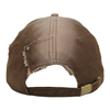 Custom Distressed Washed Soft Cotton Fabric Baseball Cap And Hat with Embroidery