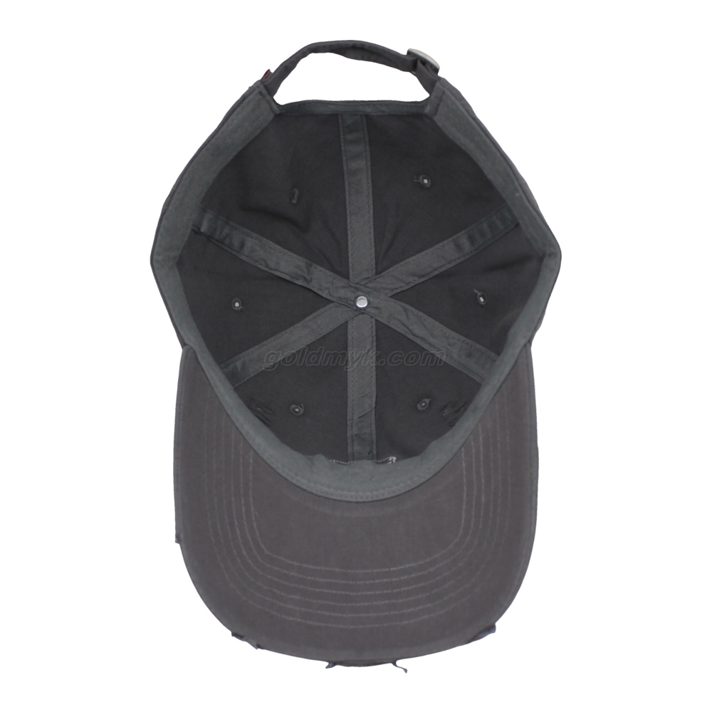 New Design Distressed Washed Soft Cotton Fabric Sports Cap And Hat with Custom Logo 