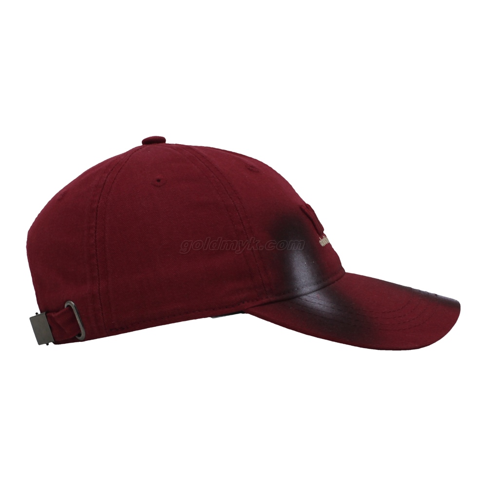 Hot Sale And Custom Spray Stone Washed Cotton Baseball Cap And Hat with Embroidery Logo