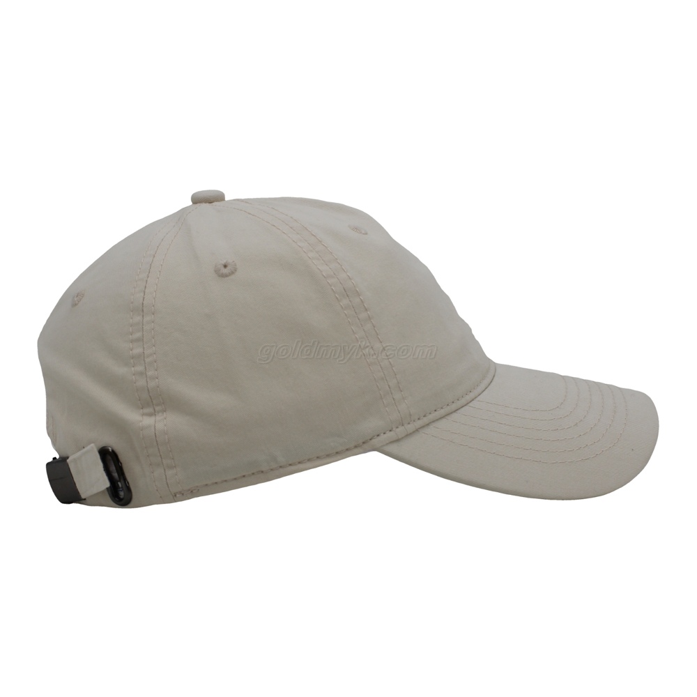 Washed Cotton Unstructured Dad Hat Custom Embroidery Florida Signature Logo Baseball Cap