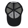 Custom Black Trucker Cap With Built-in NFC Chip 3D Puff Embroidery NFC Logo Mesh Back Baseball Hat