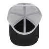 Hot Sale Custom Heather Grey Front White Mesh Back Trucker Cap Curved Brim Baseball Hat