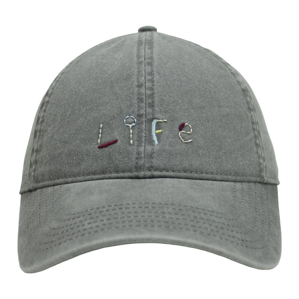Vintage Stylish Flat Embroidery Washed Baseball Cap Dad Hat 6-panel Sports Caps For Man And Woven Can Custom Logo