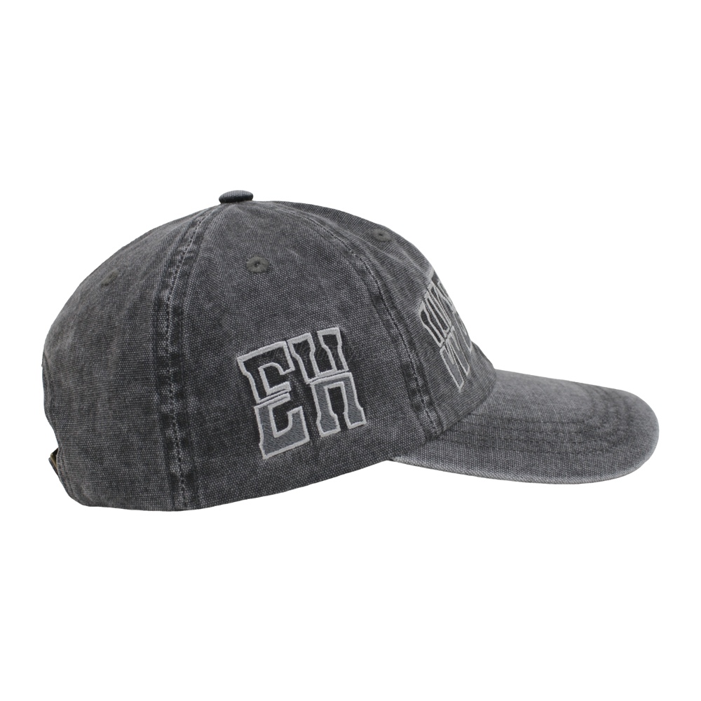 Wholesale Unstructured Six Panels Washed Cotton Canvas Baseball Cap And Hat with Flat Embroidery