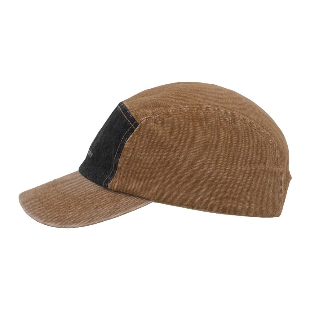 Hot Sale Five Panels Washed Cotton Canvas Sports Cap And Hat with Flat Embroidery