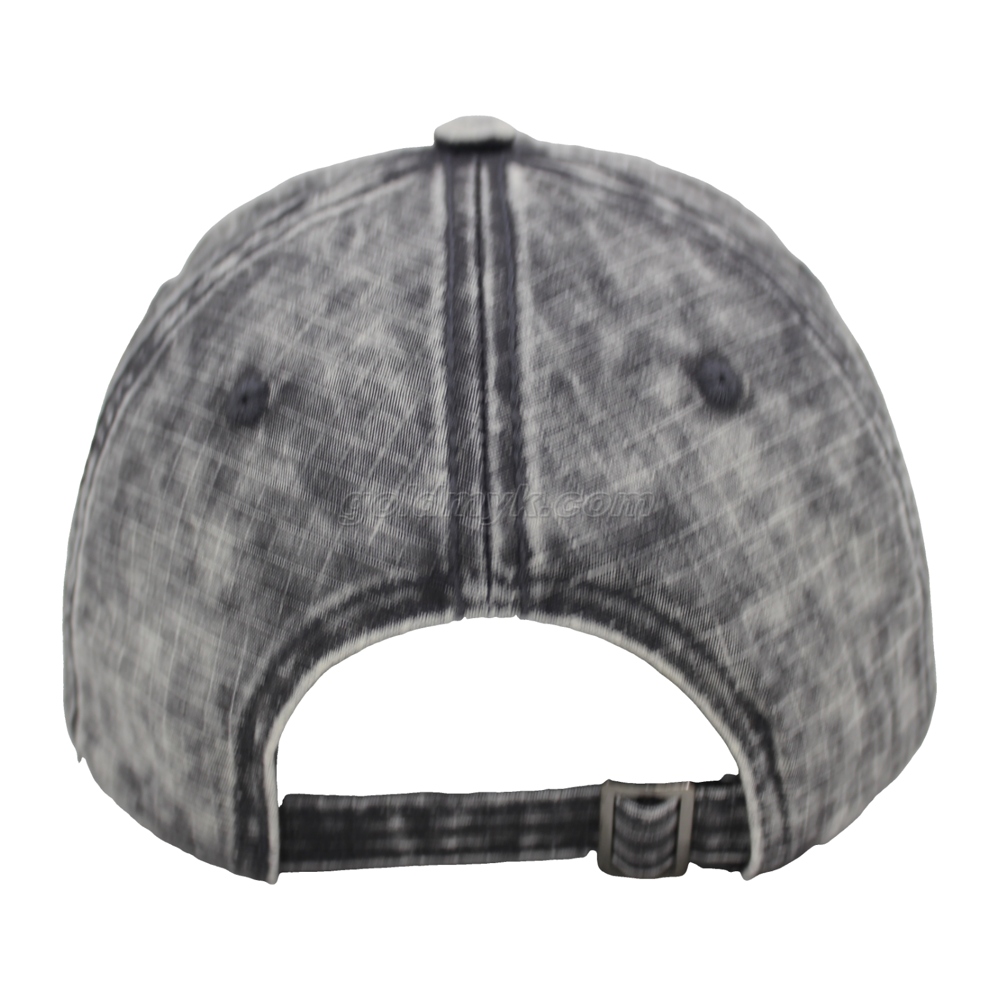 Custom Washed Cotton Fabric Baseball Cap And Hat with Embroidery Patch